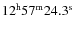$\rm 12^h57^m24.3^s$