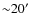${\sim}20^\prime$