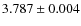 $3.787 \pm 0.004$