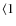 $\langle 1$