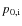 $p_{\rm0,i}$