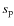 $s_{\rm p}$