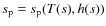$s_{\rm p} = s_{\rm p}(T(s),h(s))$