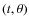 $(t,\theta )$