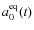 $a^{\rm eq}_0(t)$