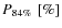 $P_{84\%}\;[\%]$