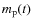 $m_{\rm p}(t)$