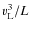 $v_{\rm L}^3/L$