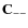 ${\bf C}_{--}$