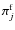 $\pi_j^{{\rm f}}$