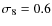 $\sigma _8=0.6$