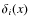 $\delta_i(x)$