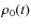 $\rho_0 (t)$
