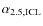 $\alpha_{2.5,\rm ICL}$