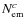 $N_{\rm em}^c$