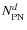 $N_{\rm PN}^d$
