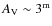 $A_{\rm V} \sim 3^{\rm m}$