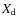 $X_{\rm d}$
