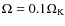 $\Omega=0.1\Omega_{{\rm K}}$
