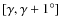 $[\gamma,\gamma+1^\circ]$