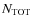 $N\rm _{TOT}$