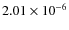 $2.01 \times 10^{-6}$