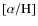${\rm [\alpha/H]}$