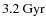 $3.2~{\rm Gyr}$