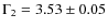 $\Gamma_2=3.53\pm0.05$