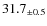 $ 31.7 _{\pm 0.5 }$