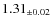 $ 1.31 _{\pm 0.02 }$