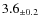 $ 3.6 _{\pm 0.2 }$