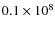 $0.1\times 10^{8}$