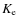 $K_{\rm e}$