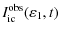 $\displaystyle %
I_{\rm ic}^{\rm obs}(\varepsilon_1, t)$