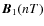 $\vec{B}_{1}(nT)$