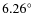 $6.26^{\circ}$