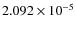 $2.092\times10^{-5}$