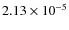 $2.13\times10^{-5}$