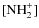 $[{\rm NH}_2^+]$