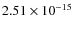 $2.51\times10^{-15}$