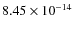 $8.45\times10^{-14}$