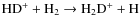 ${\rm HD^+ + H_2 \rightarrow H_2D^+ + H}$