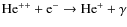 ${\rm He^{++} + e^- \rightarrow He^+ + \gamma}$