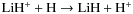 ${\rm LiH^+ + H \rightarrow LiH + H^+}$