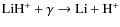 ${\rm LiH^+ + \gamma \rightarrow Li + H^+}$