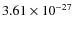$3.61\times10^{-27}$