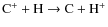 ${\rm C^+ + H \rightarrow C + H^+}$