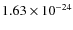 $1.63\times10^{-24}$