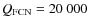 $Q_{\rm FCN}=20~000$